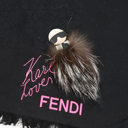 Fendi Silk Black Scarves