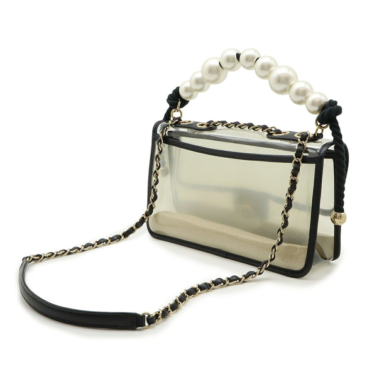 Chanel Pvc Black Handbags