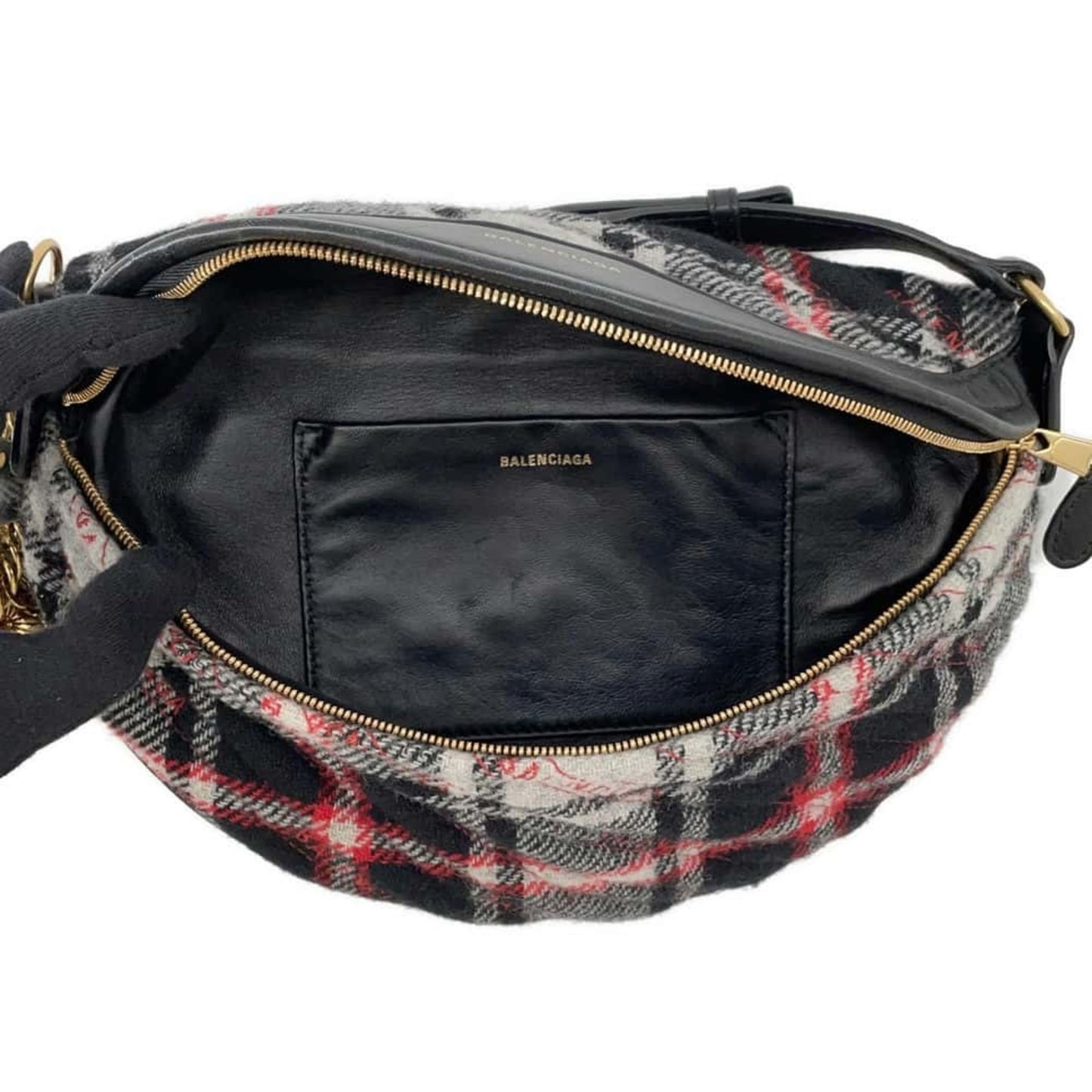 Balenciaga Wool Black Crossbody Bags