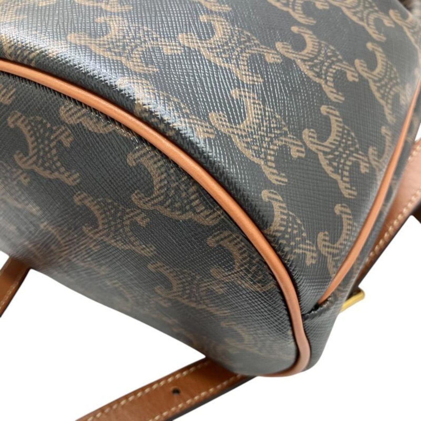 Celine Canvas Brown Backpacks