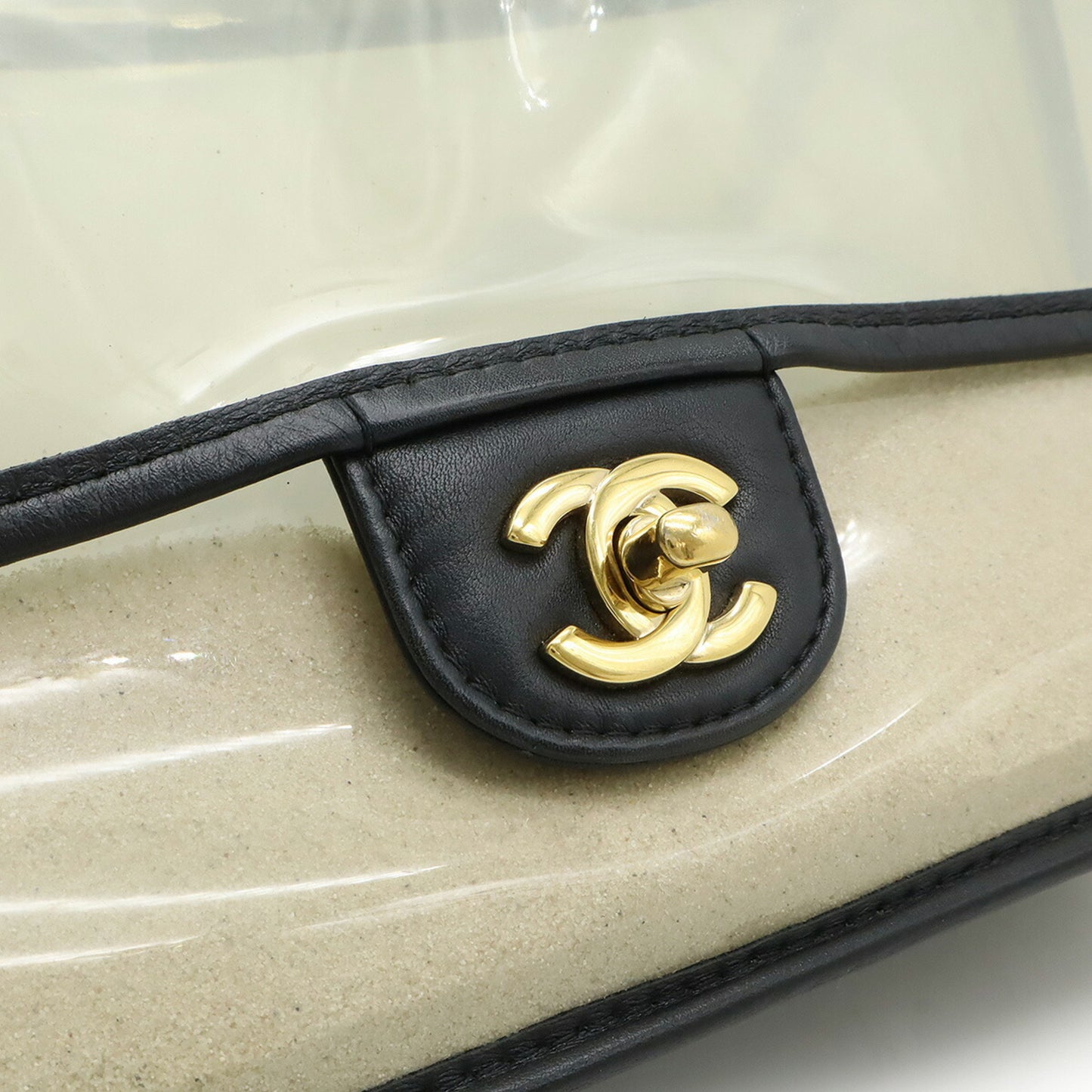 Chanel Pvc Black Handbags