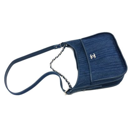 Chanel Denim Blue Shoulder Bags