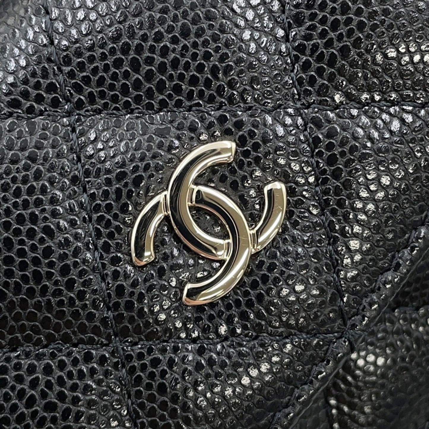 Chanel Calfskin Black Backpacks