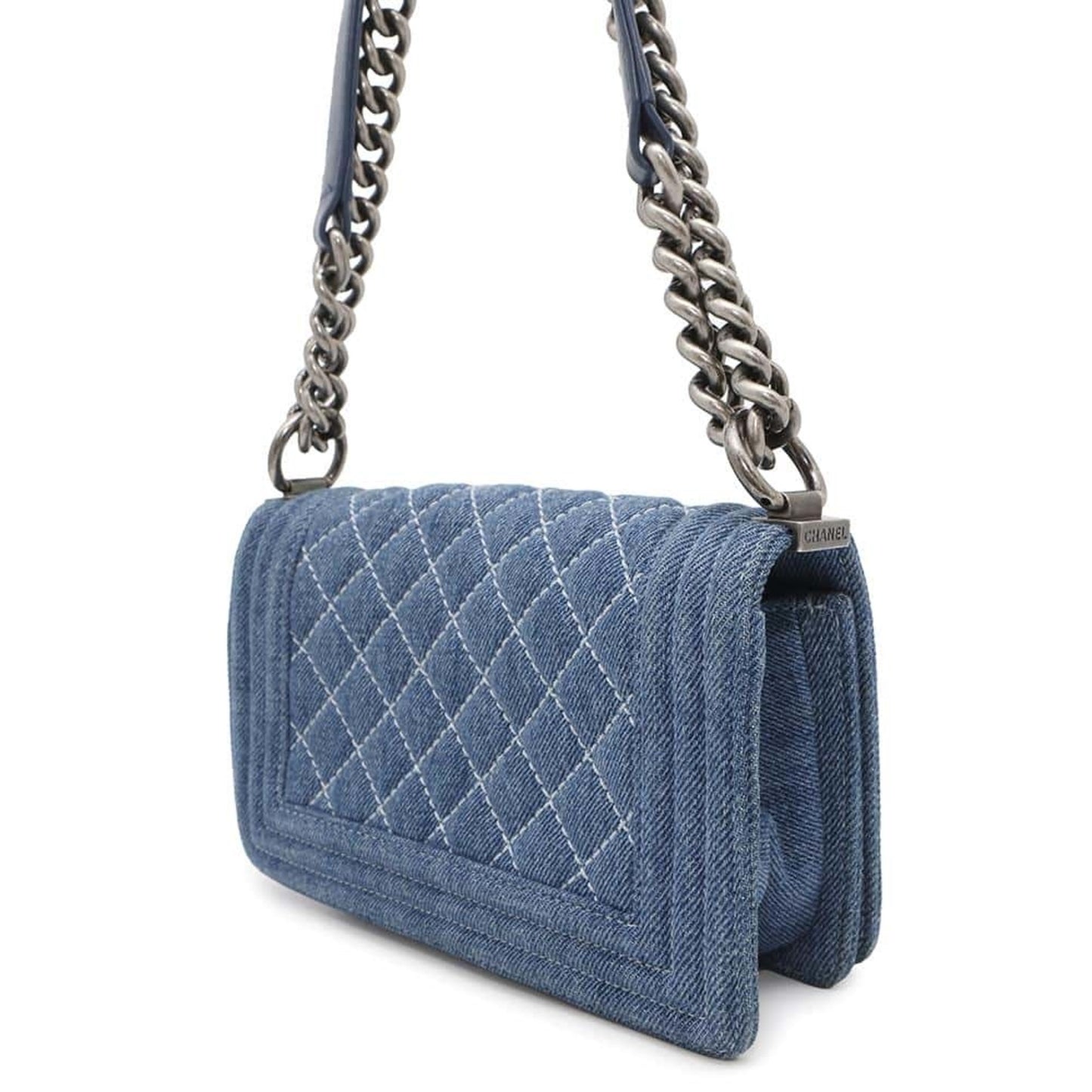 Chanel Denim Blue Shoulder Bags