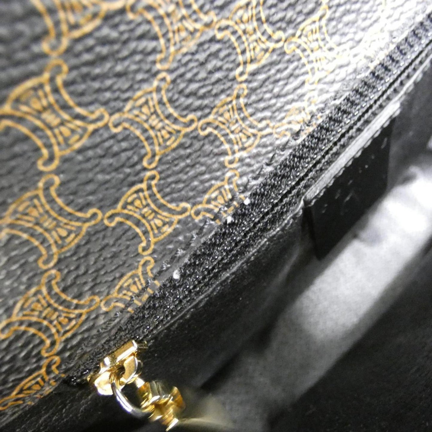 Celine Coated Canvas Black Shoulder Bags