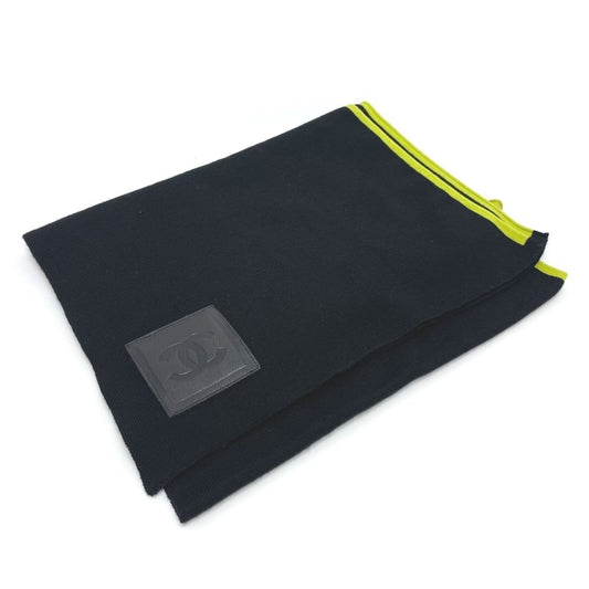 Chanel Wool Black Scarves