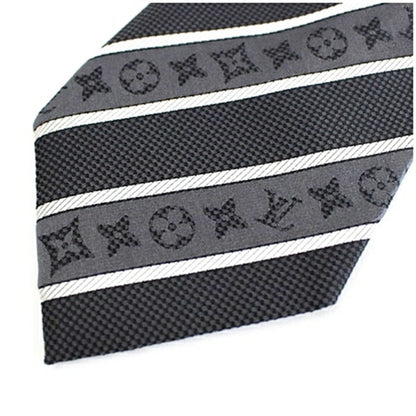 Louis Vuitton Silk Gray Ties