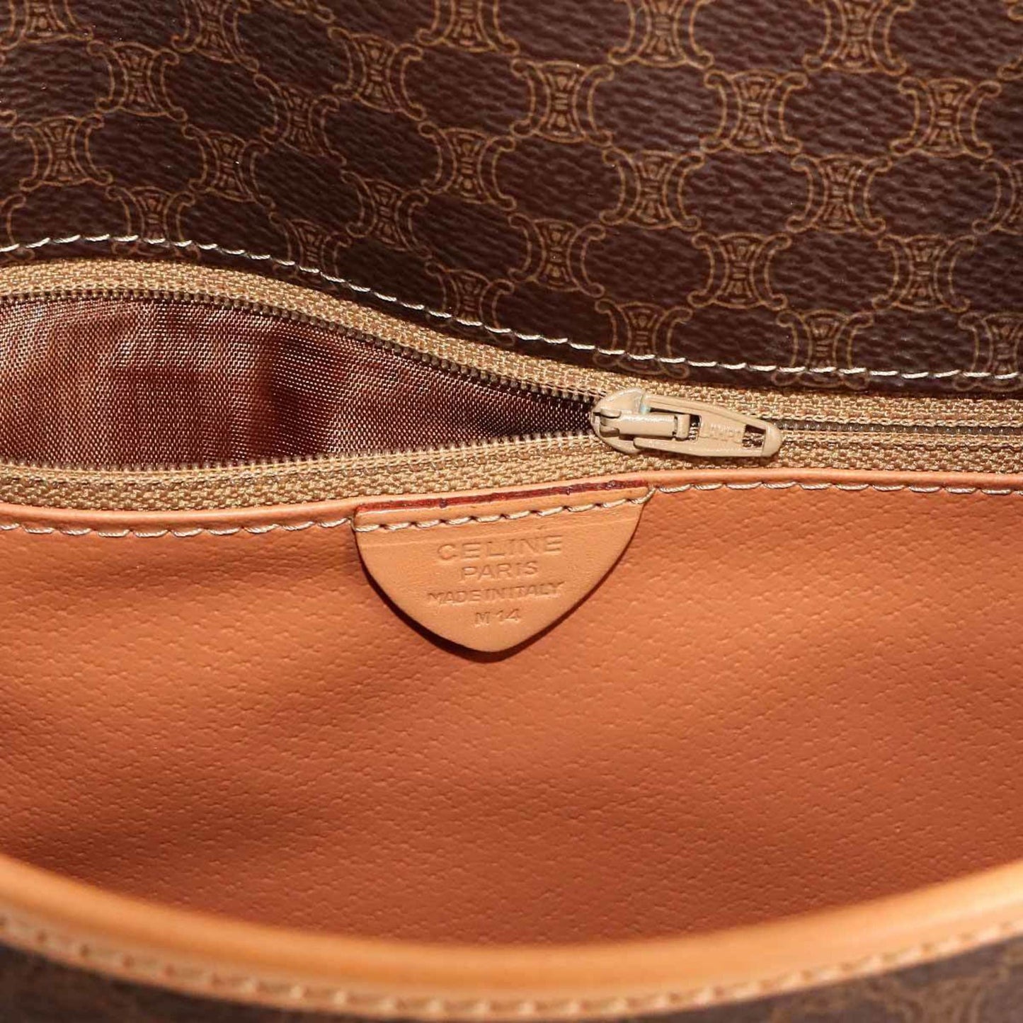 Celine Pvc Brown Shoulder Bags