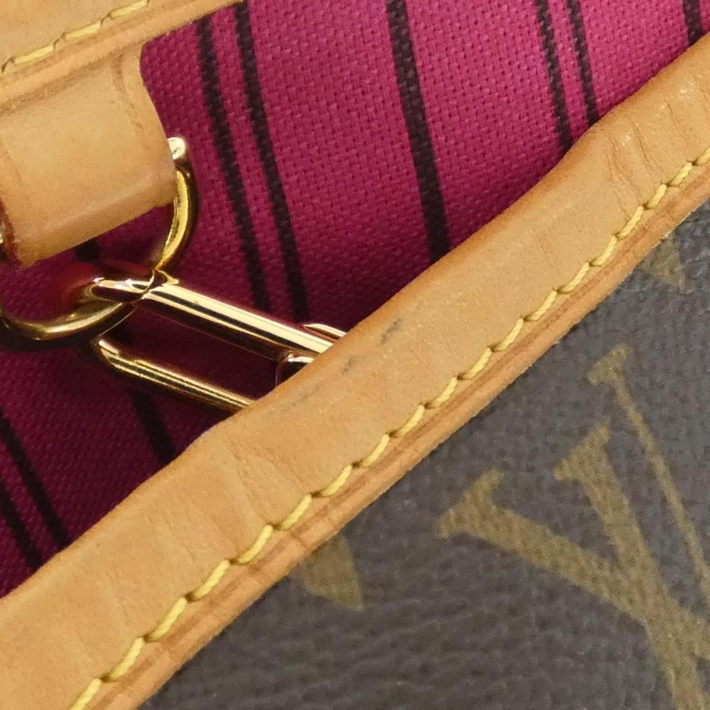 Louis Vuitton Coated Canvas Brown Shoulder Bags