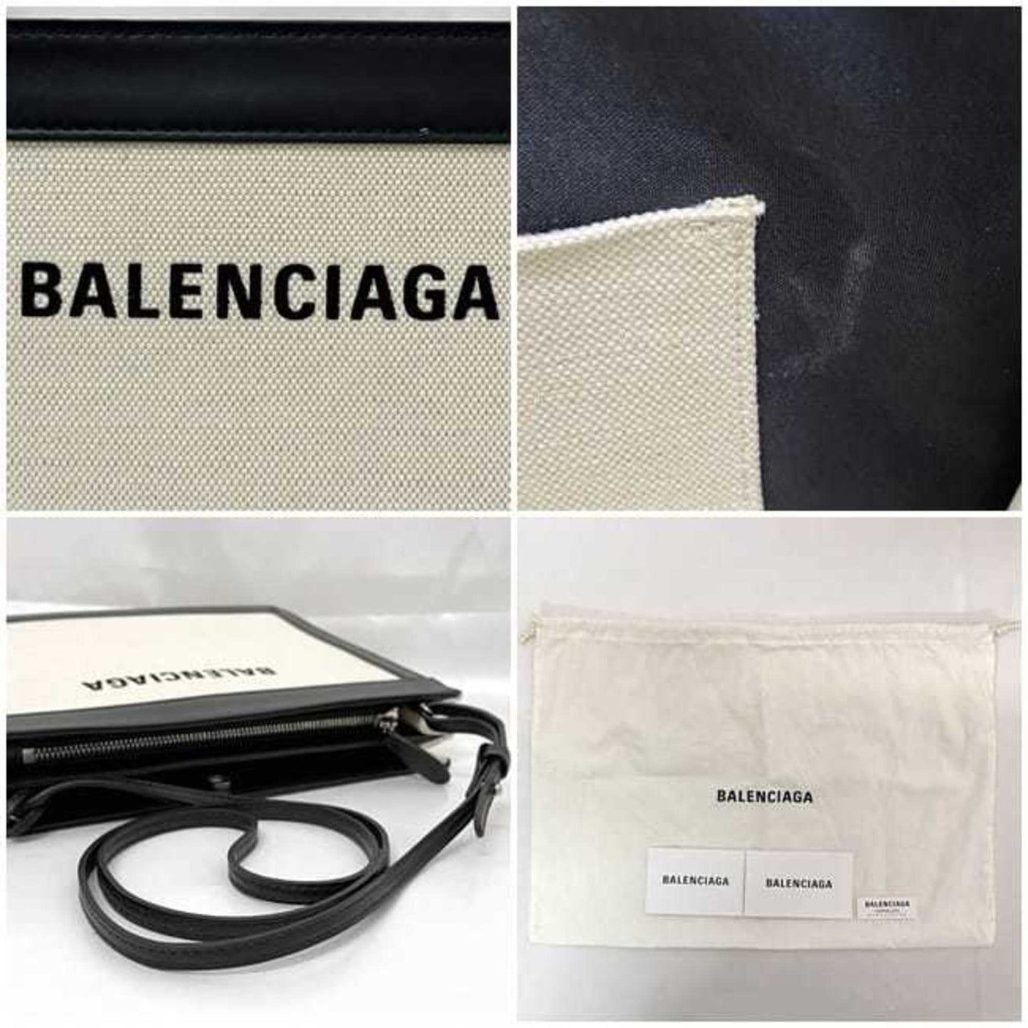 Balenciaga Canvas Black Shoulder Bags