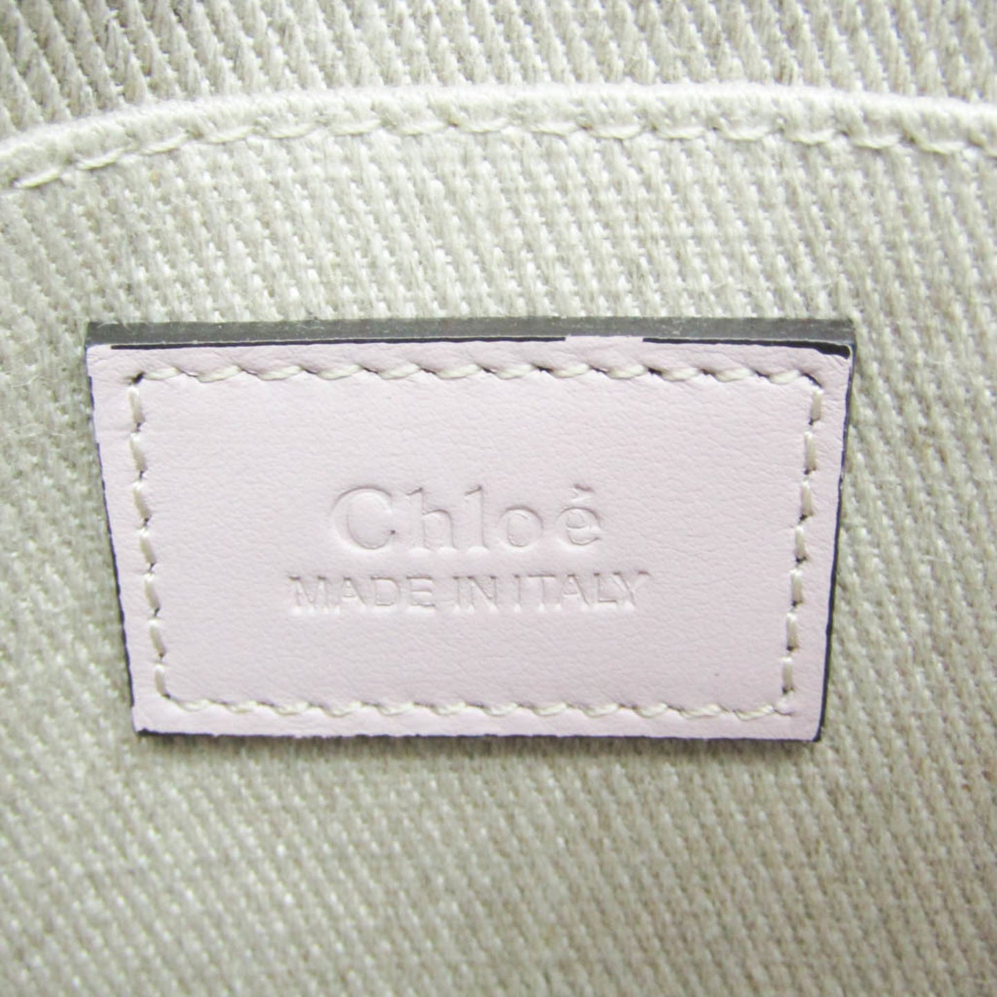 Chloé Canvas Gray Shoulder Bags