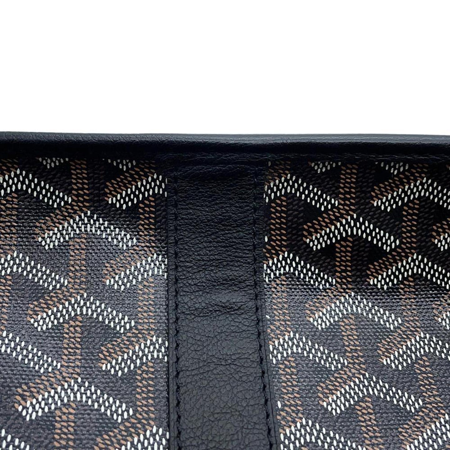 Goyard Pvc Black Tote Bags