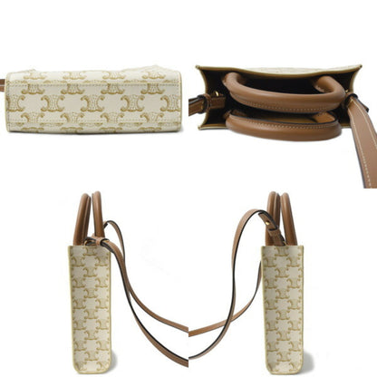 Celine Pvc Brown Handbags