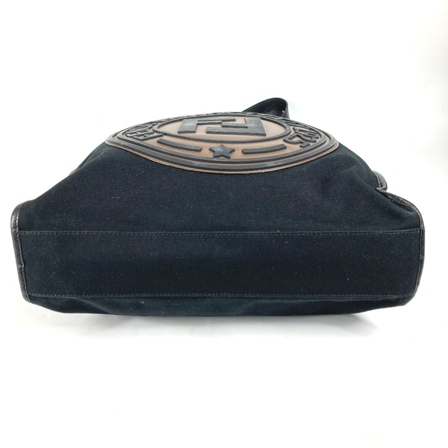 Fendi Canvas Black Shoulder Bags