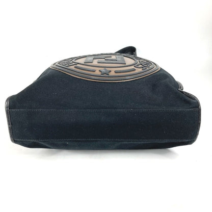 Fendi Canvas Black Shoulder Bags