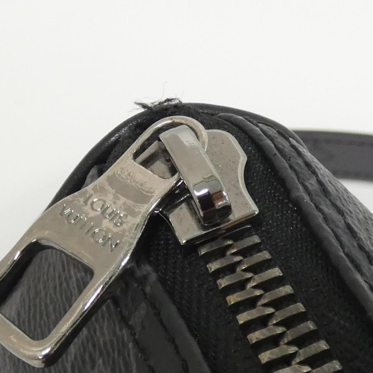 Louis Vuitton Coated Canvas Black Travel Bags
