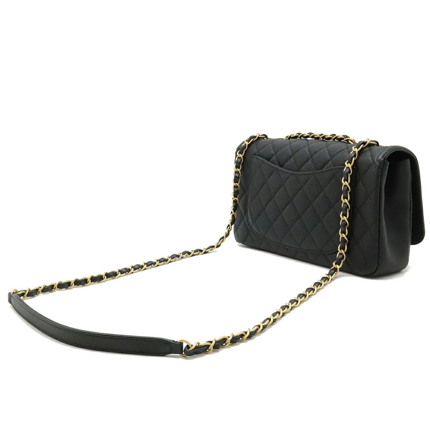 Chanel Calfskin Black Shoulder Bags