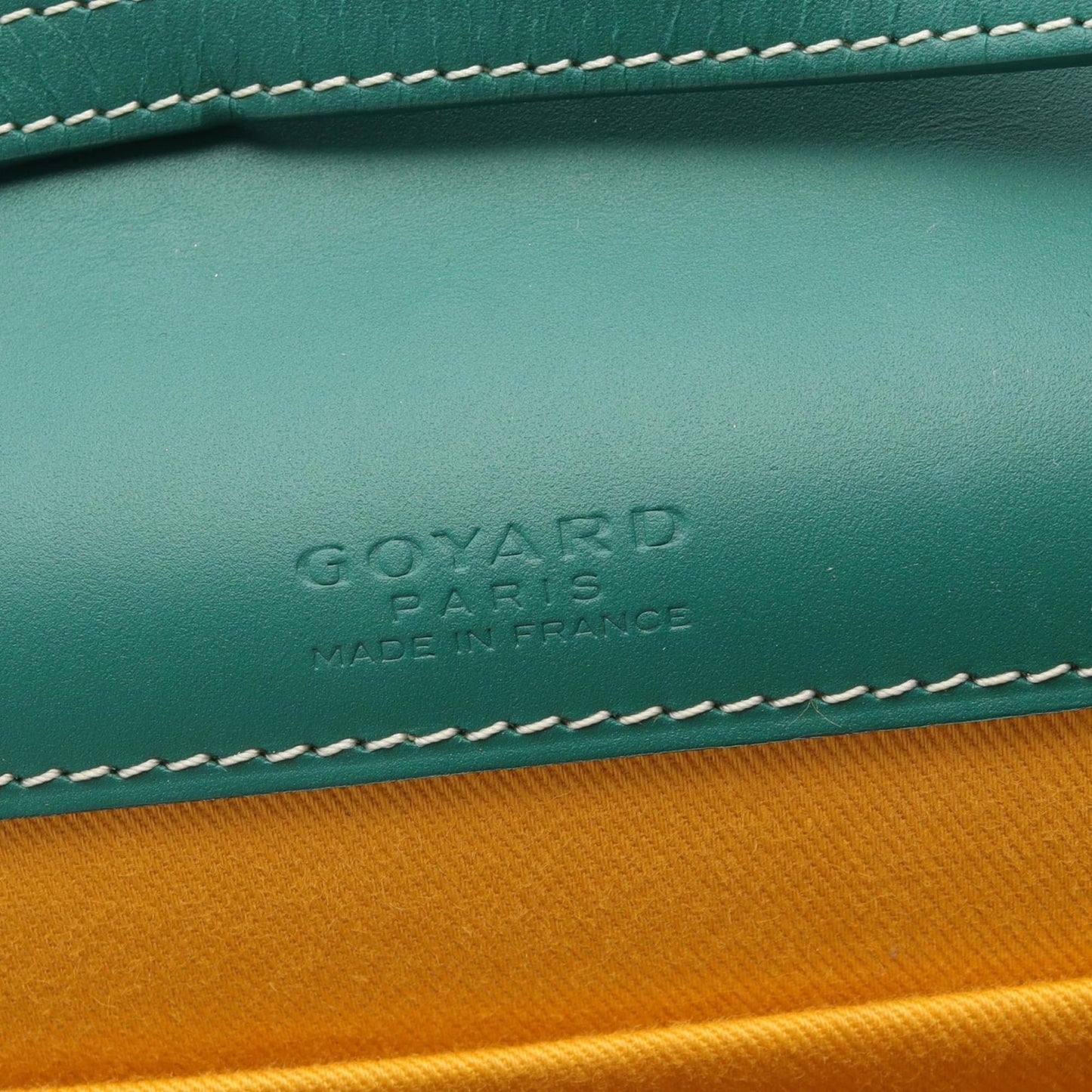 Goyard Coated Canvas Green Clutch Bags
