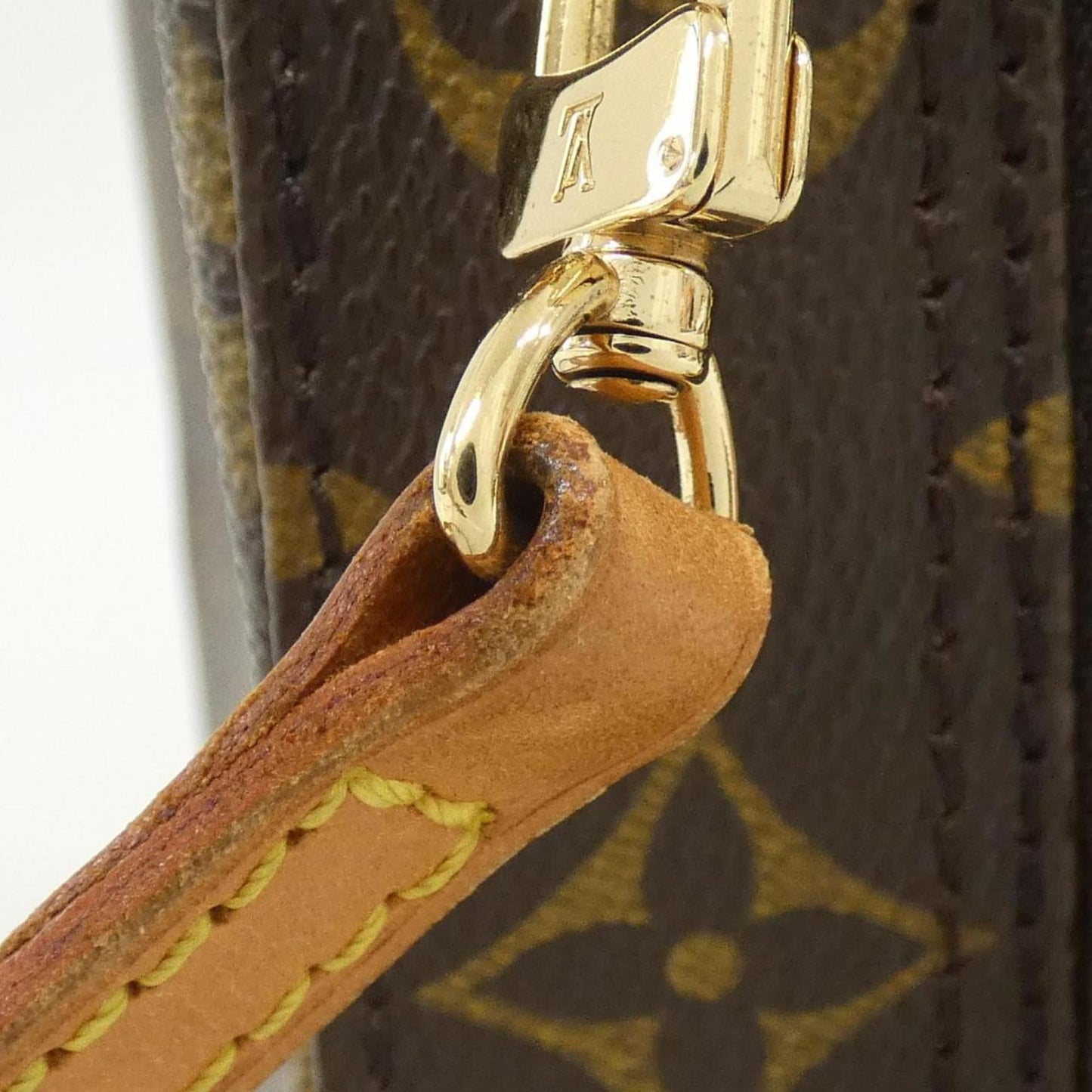Louis Vuitton Coated Canvas Brown Handbags