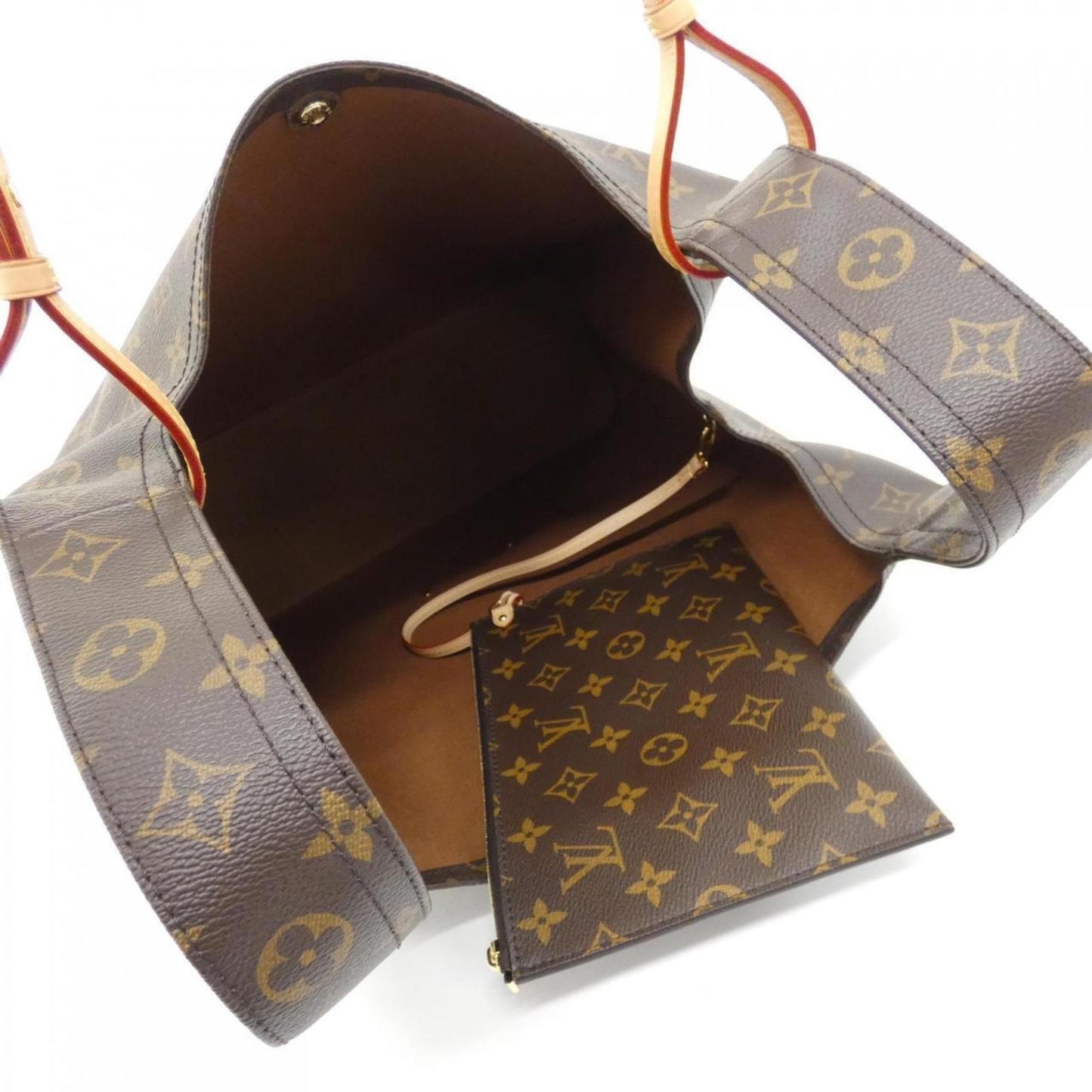 Louis Vuitton Coated Canvas Brown Handbags