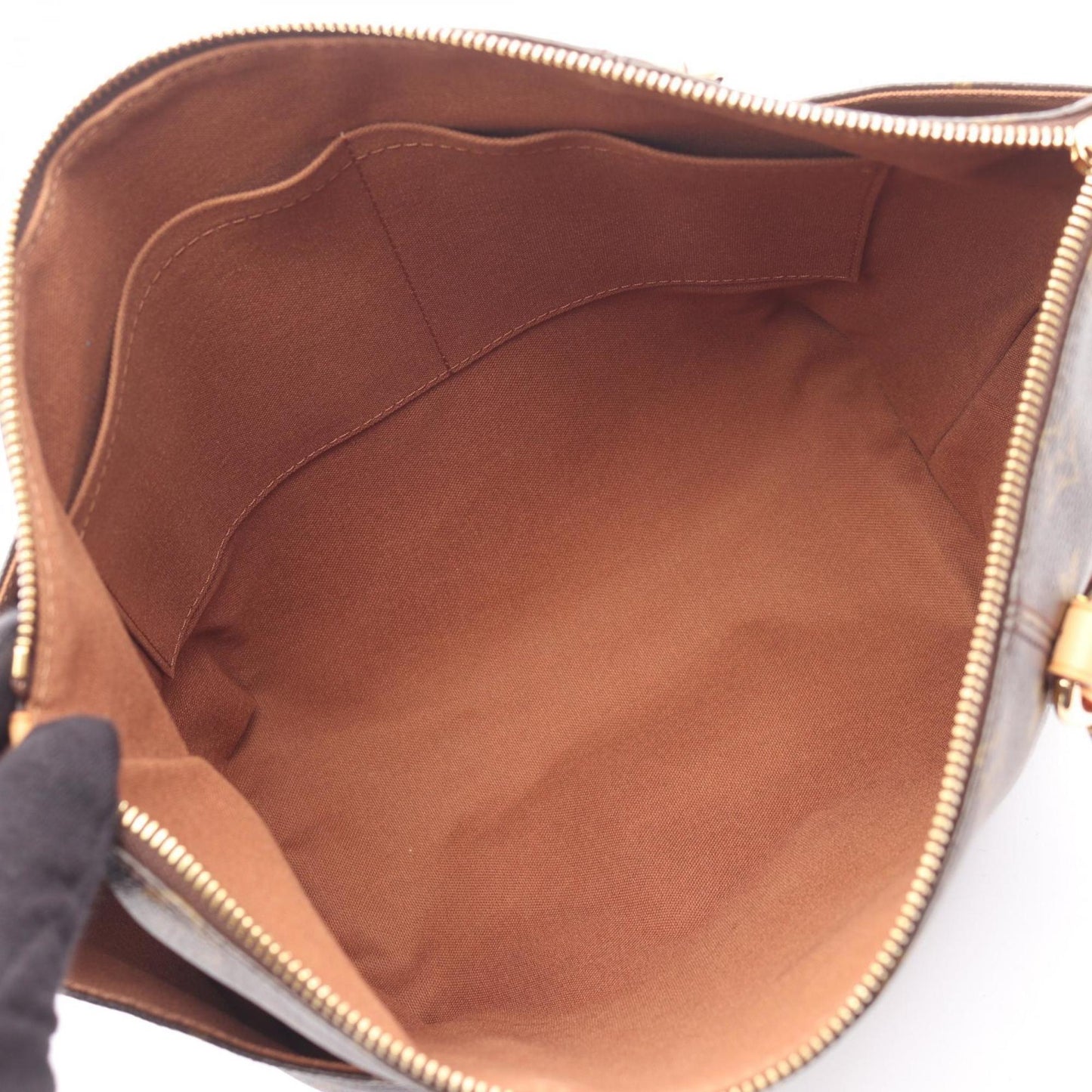 Louis Vuitton Coated Canvas Brown Tote Bags