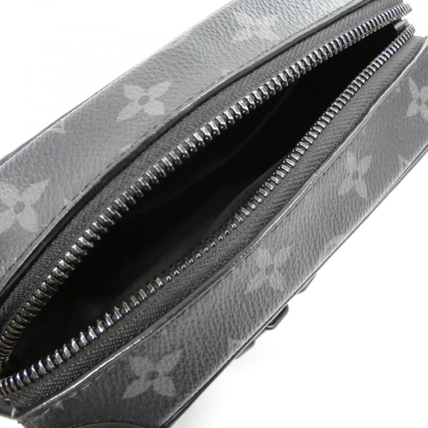 Louis Vuitton Coated Canvas Black Shoulder Bags