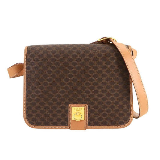 Celine Pvc Brown Shoulder Bags