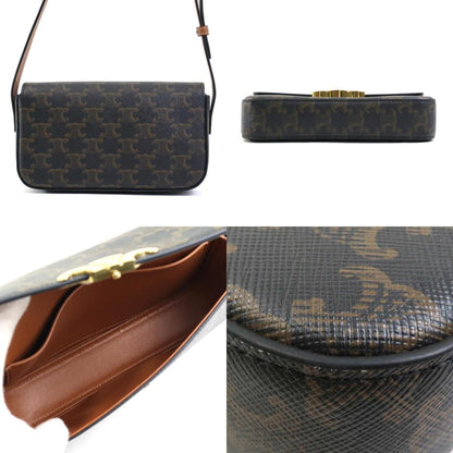 Celine Pvc Brown Shoulder Bags