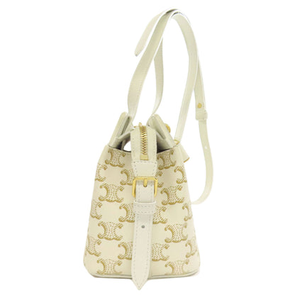 Celine Pvc White Shoulder Bags