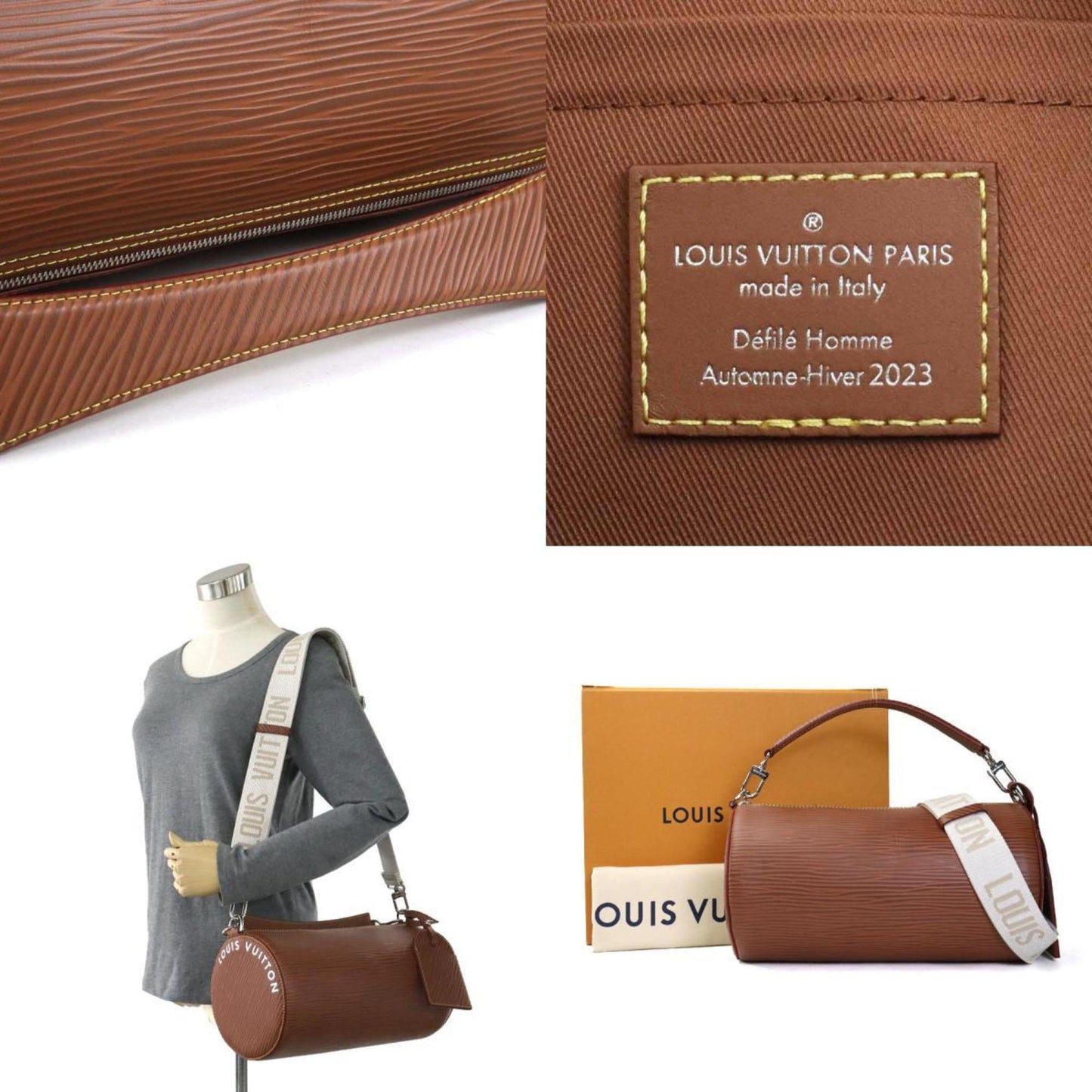 Louis Vuitton Epi Brown Handbags