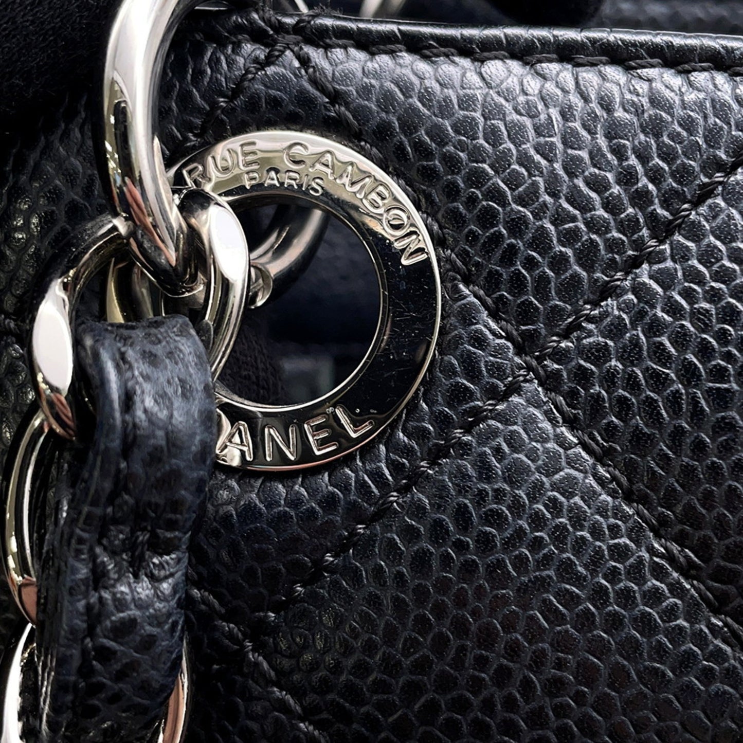 Chanel Calfskin Black Shoulder Bags