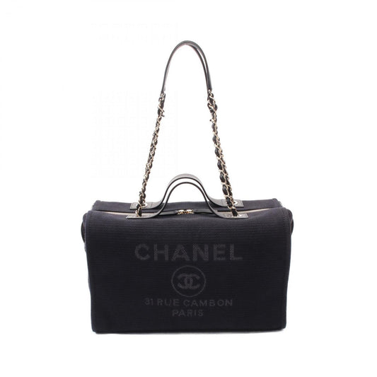 Chanel Canvas Blue Shoulder Bags