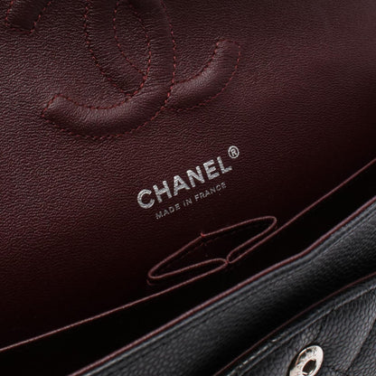 Chanel Calfskin Black Shoulder Bags
