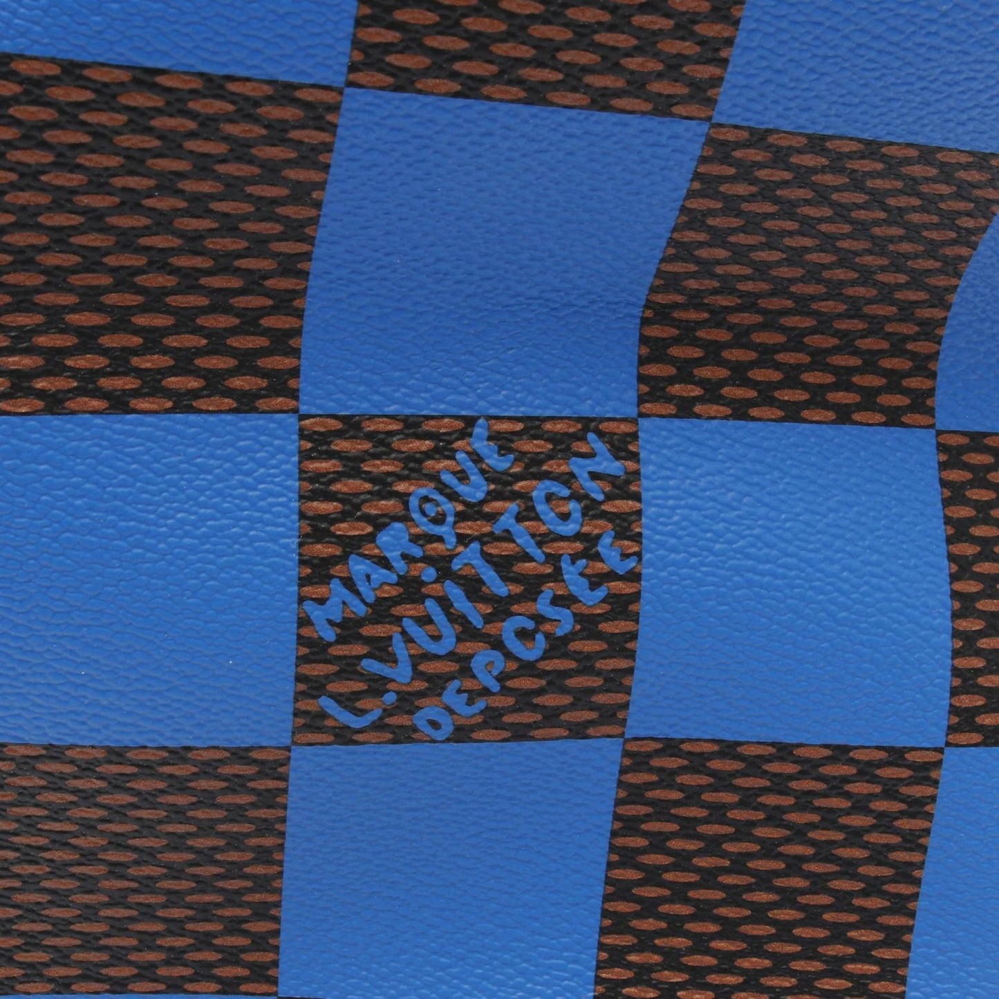 Louis Vuitton Coated Canvas Blue Tote Bags