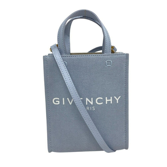 Givenchy Canvas Blue Tote Bags