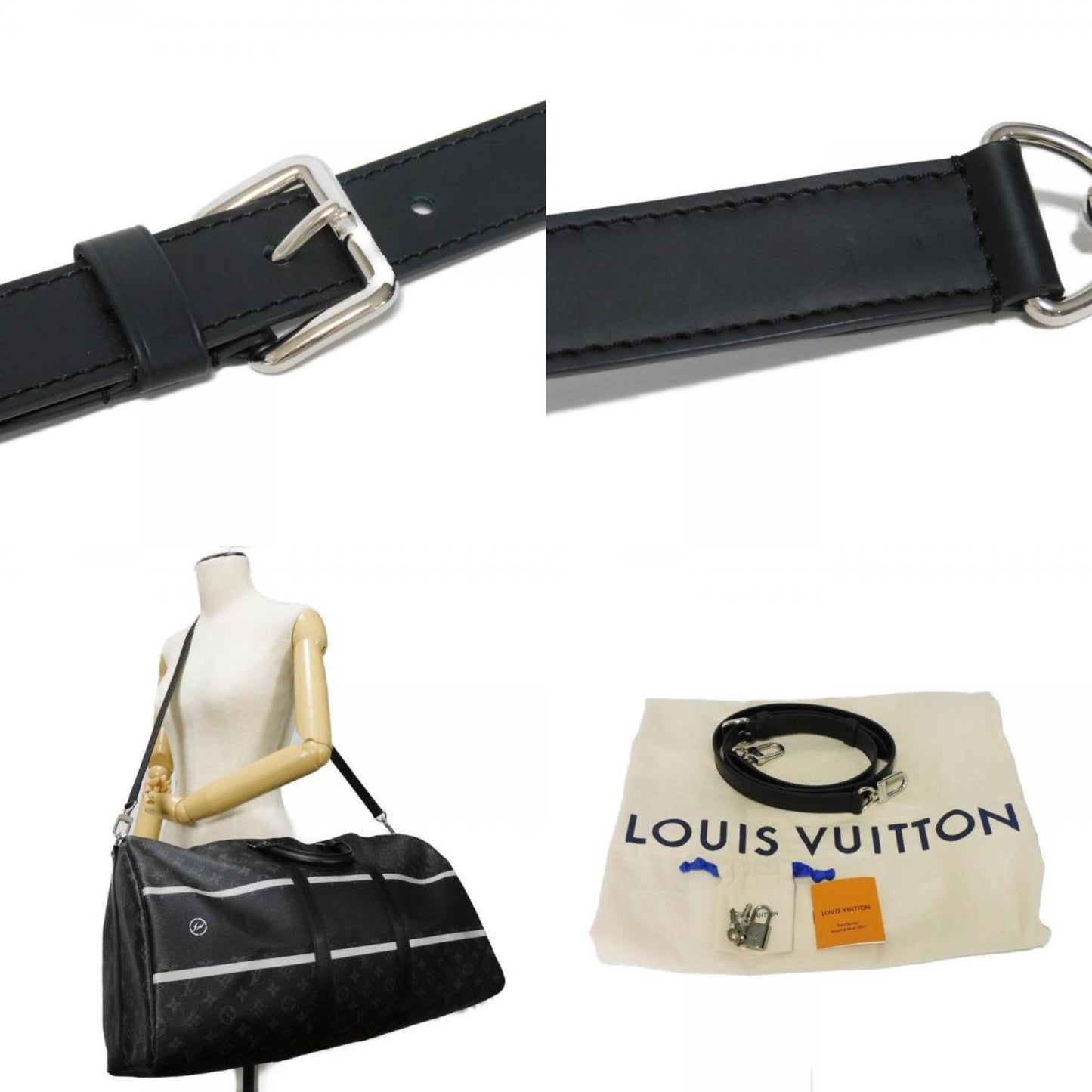 Louis Vuitton Monogram Canvas Black Travel Bags