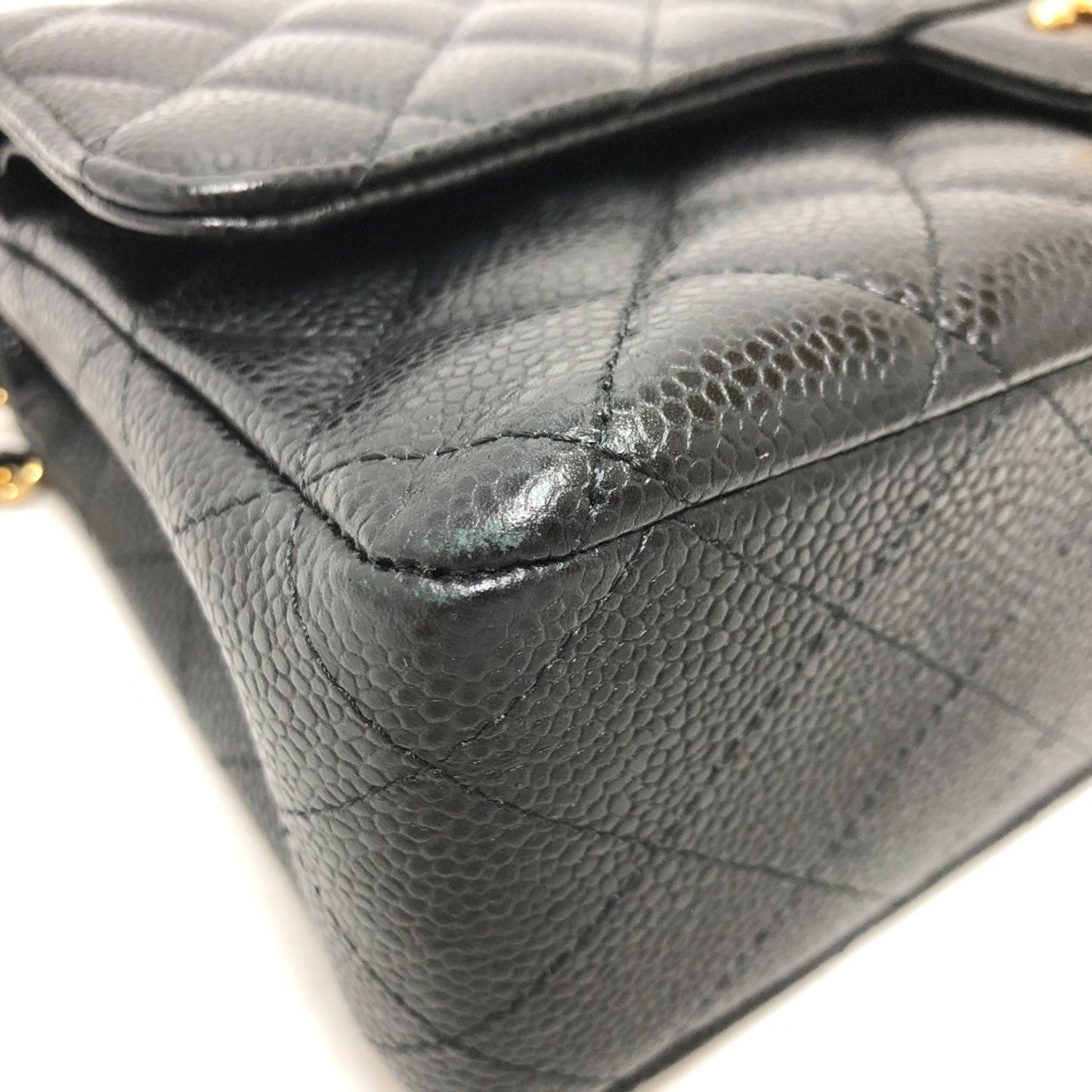 Chanel Calfskin Black Shoulder Bags