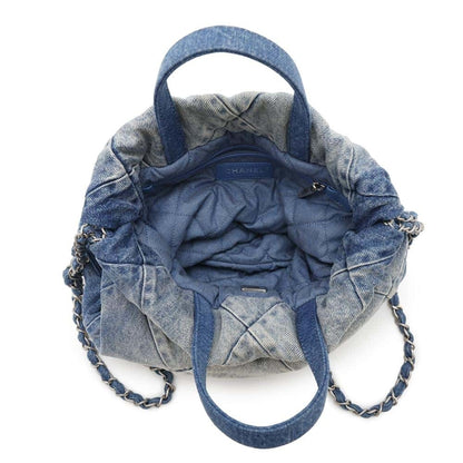 Chanel Denim Blue Backpacks
