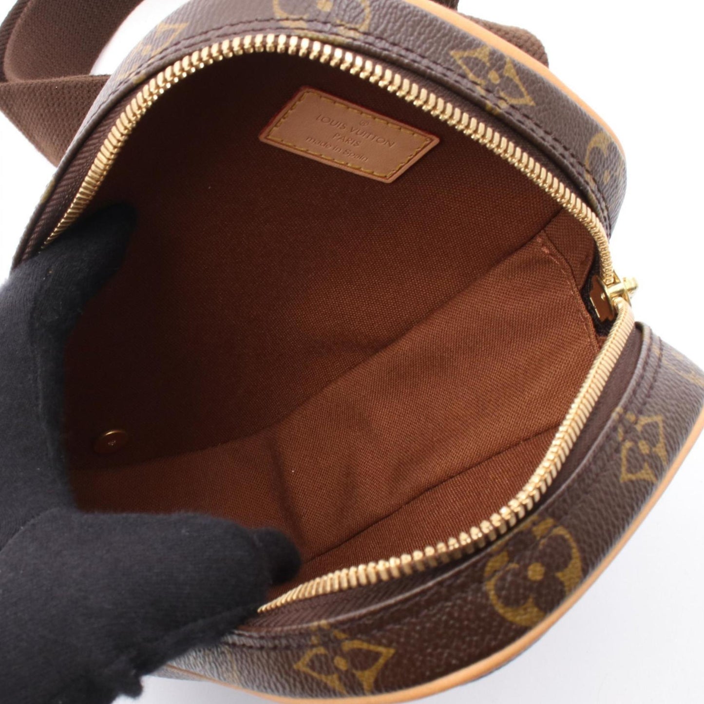 Louis Vuitton Coated Canvas Brown Crossbody Bags