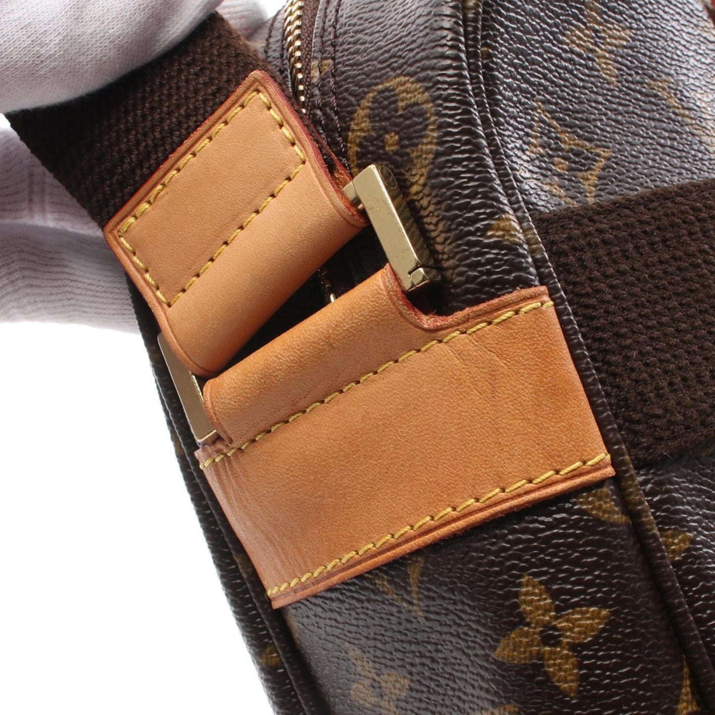 Louis Vuitton Coated Canvas Brown Handbags