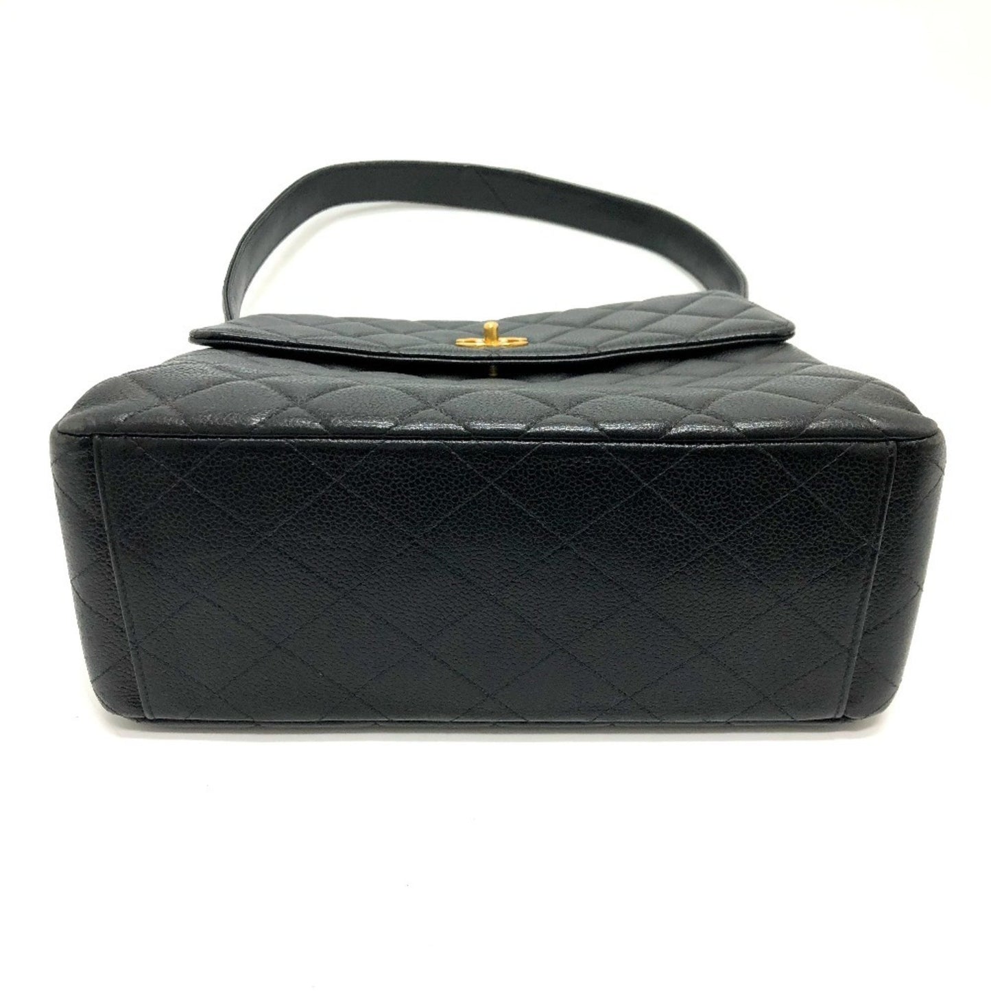 Chanel Calfskin Black Shoulder Bags