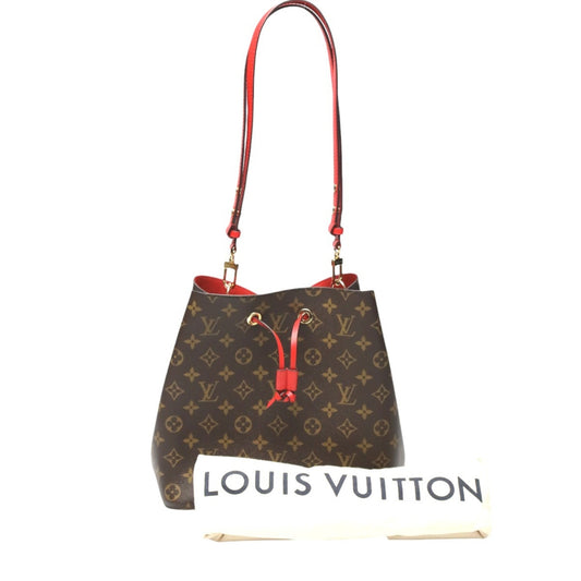 Louis Vuitton Monogram Canvas Red Shoulder Bags