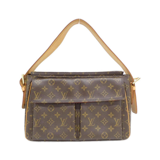 Louis Vuitton Coated Canvas Brown Shoulder Bags