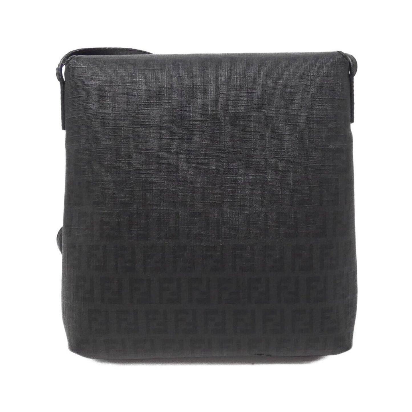 Fendi Coated Canvas Black Shoulder Bags