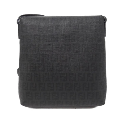 Fendi Coated Canvas Black Shoulder Bags