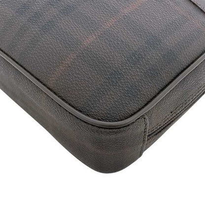 Burberry Pvc Brown Clutch Bags