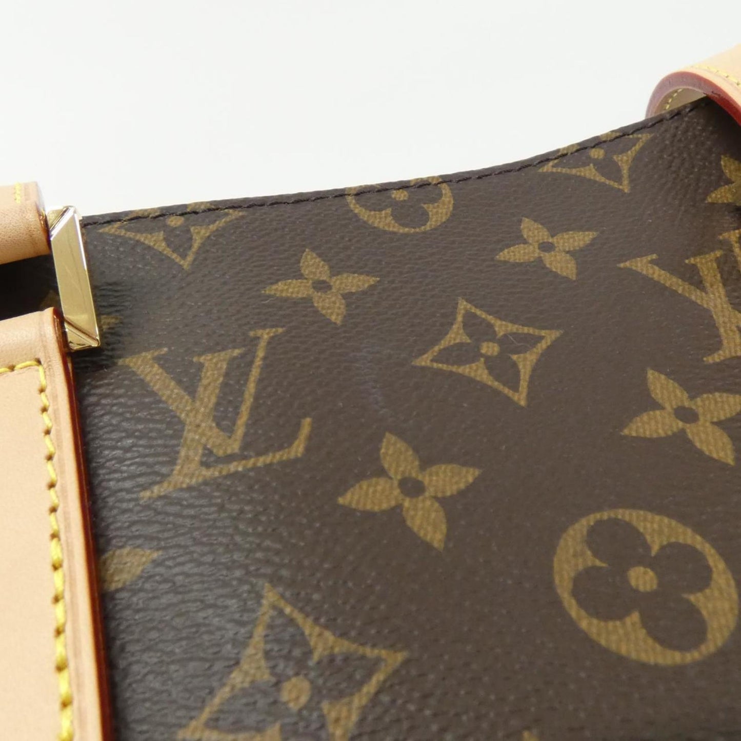 Louis Vuitton Coated Canvas Brown Handbags