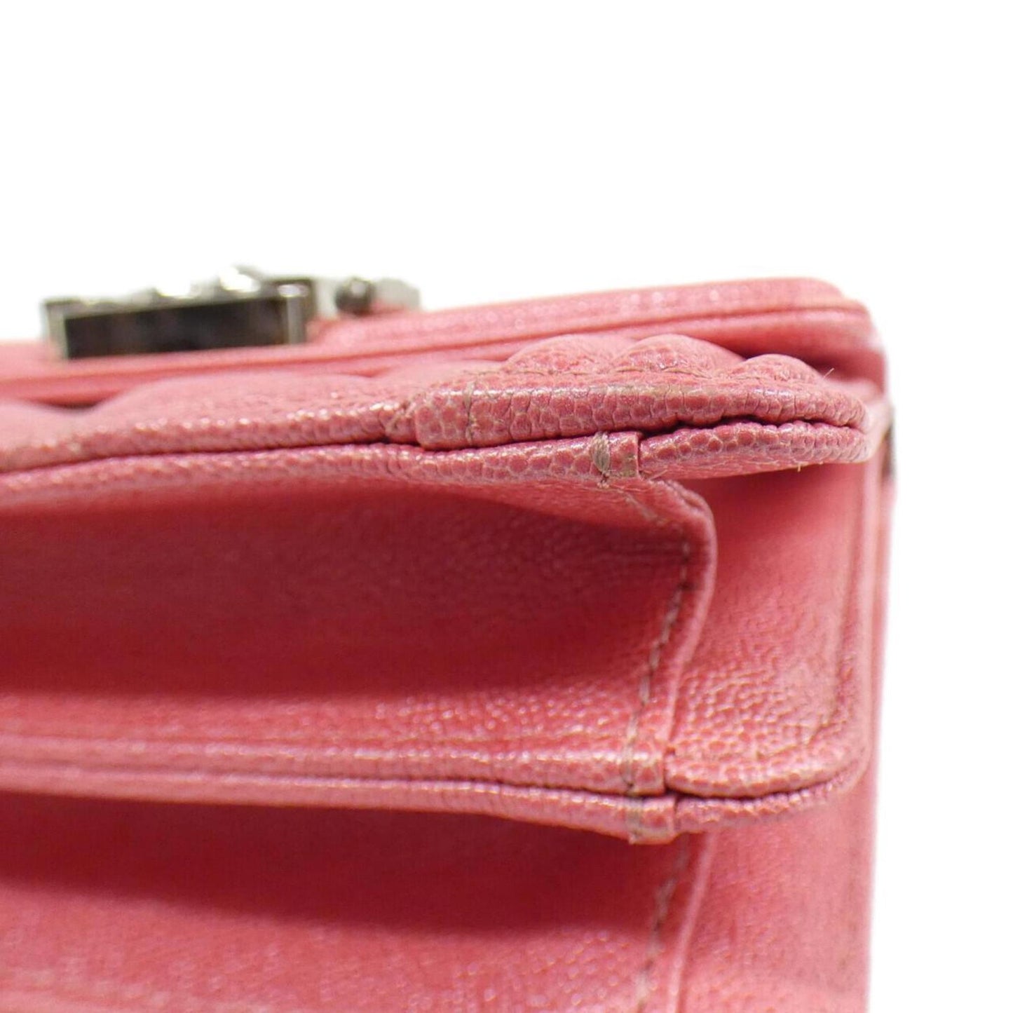 Chanel Calfskin Pink Shoulder Bags