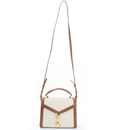 Saint Laurent Canvas Brown Shoulder Bags