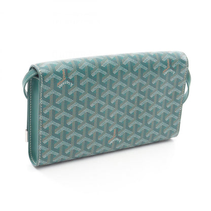 Goyard Coated Canvas Green Clutch Bags